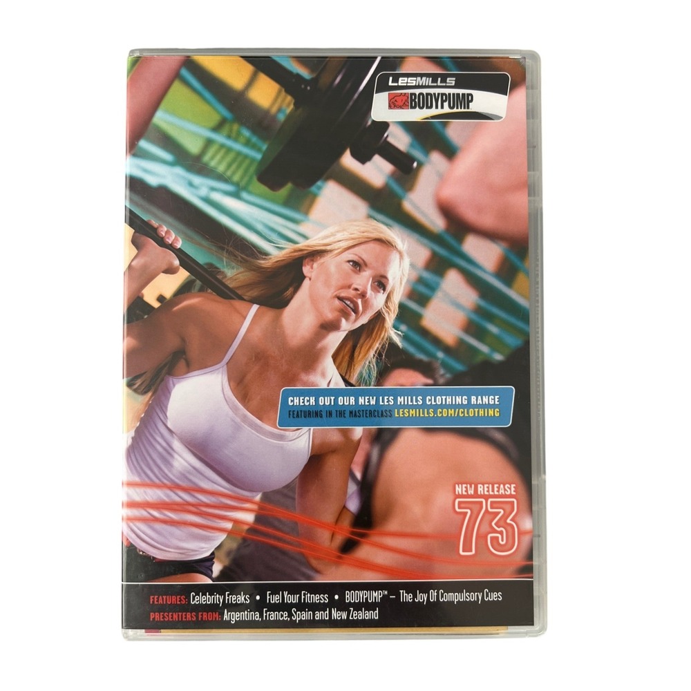 Les Mills BodyPump 73 DVD CD Set Masterclass Fitness Workout Release 73